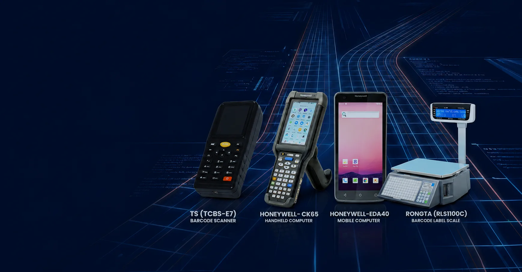 TS, Honeywell and Rongta weighing scales and mobile computers